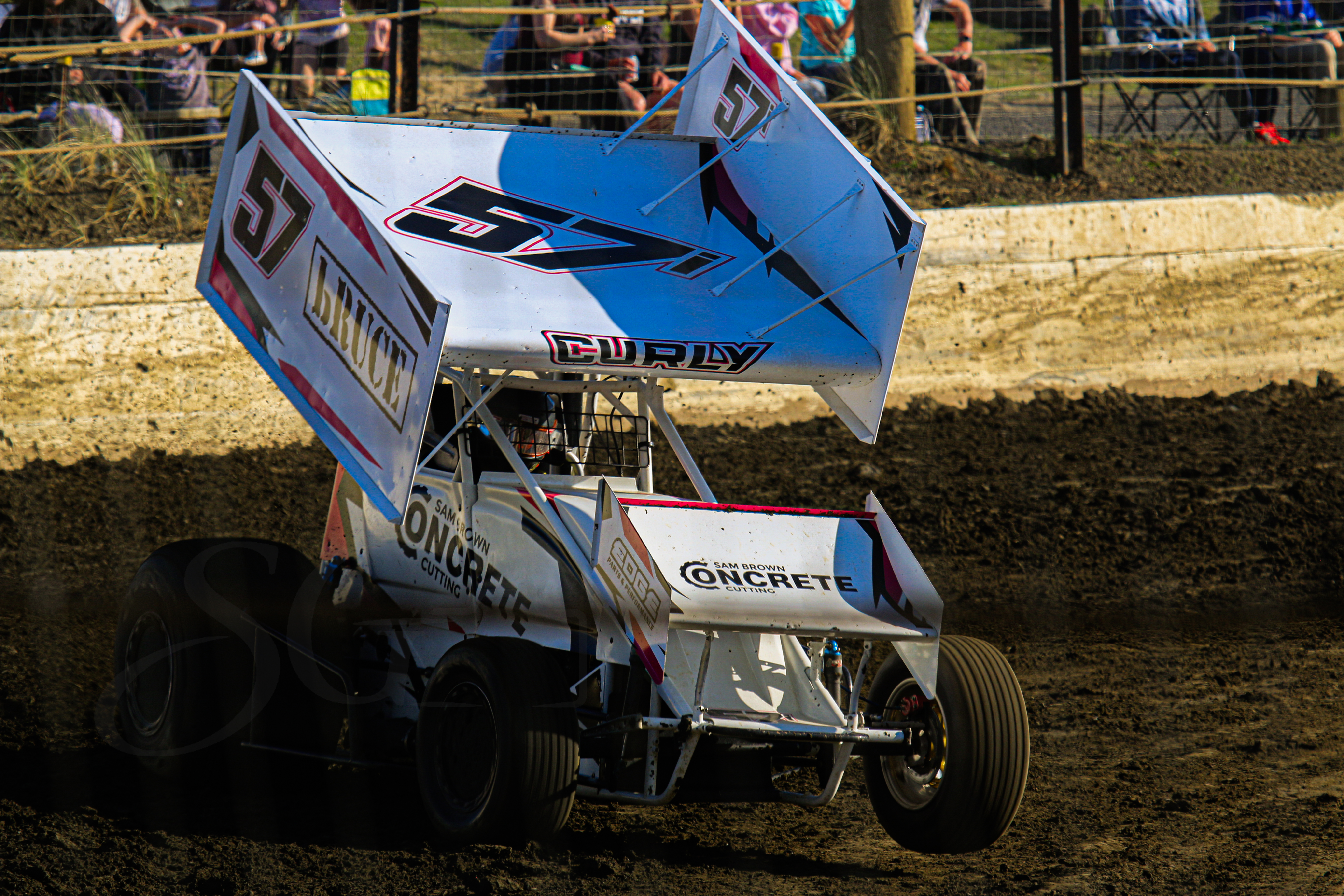 Motorsport action shot