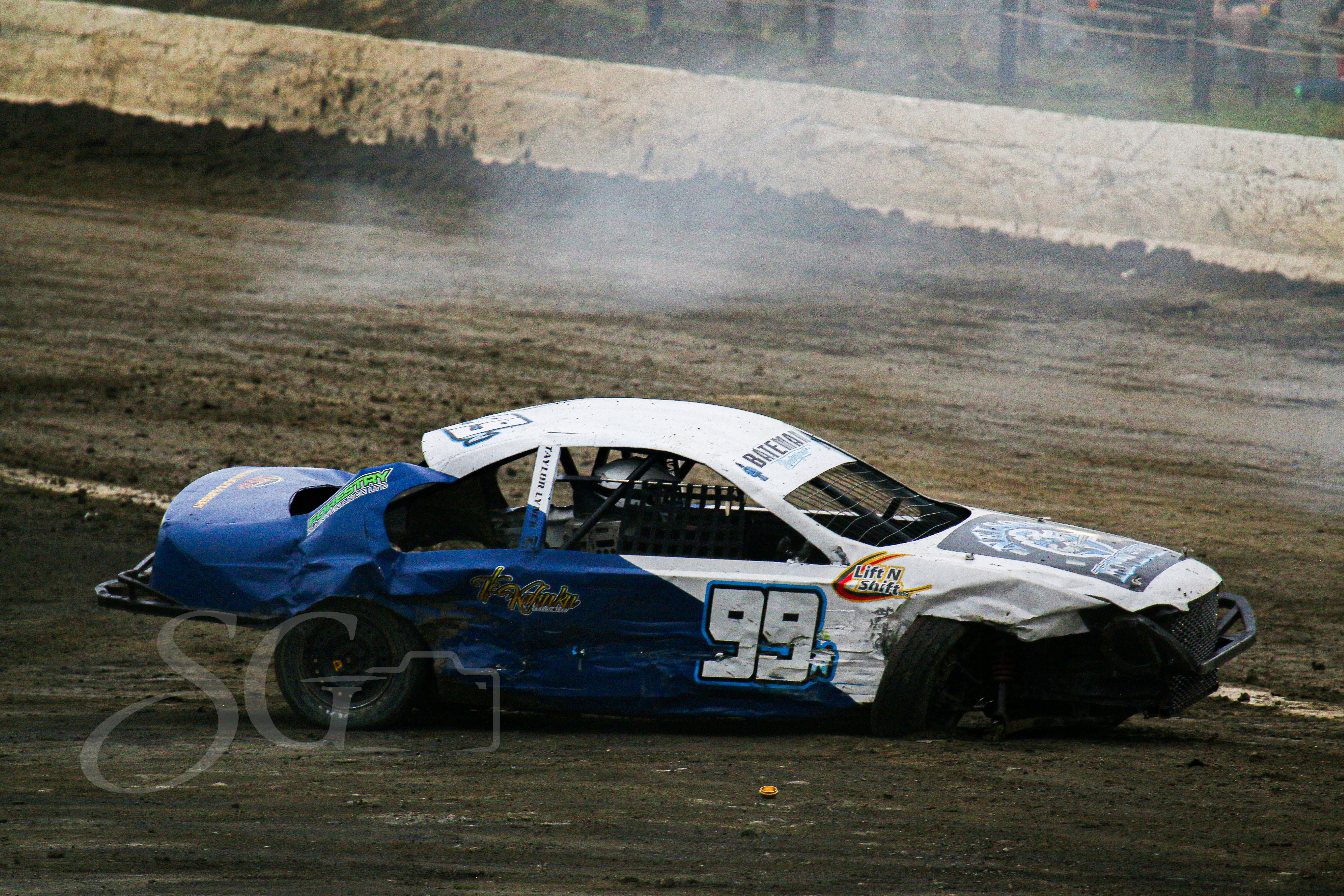 Motorsport action shot