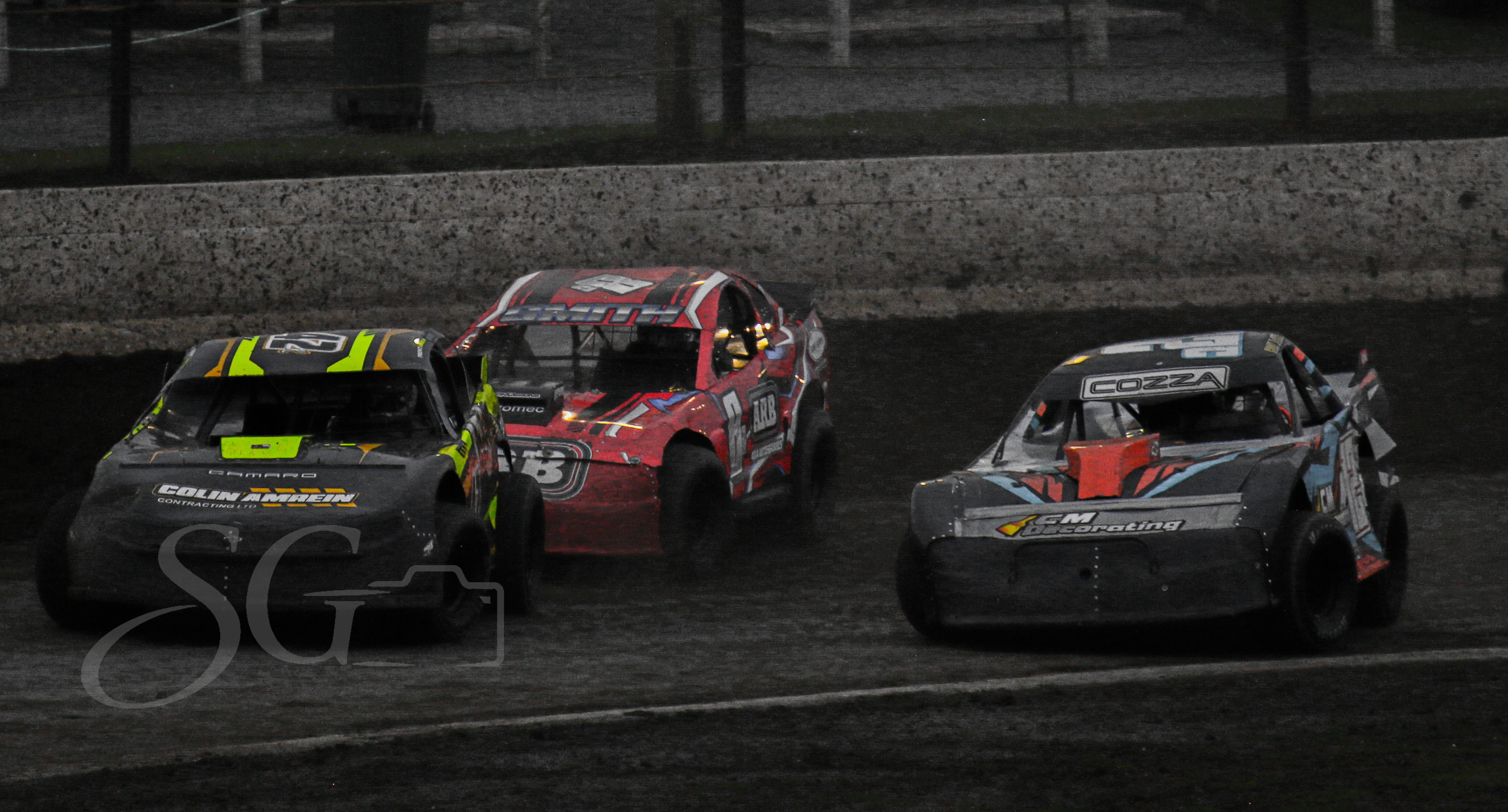Motorsport action shot
