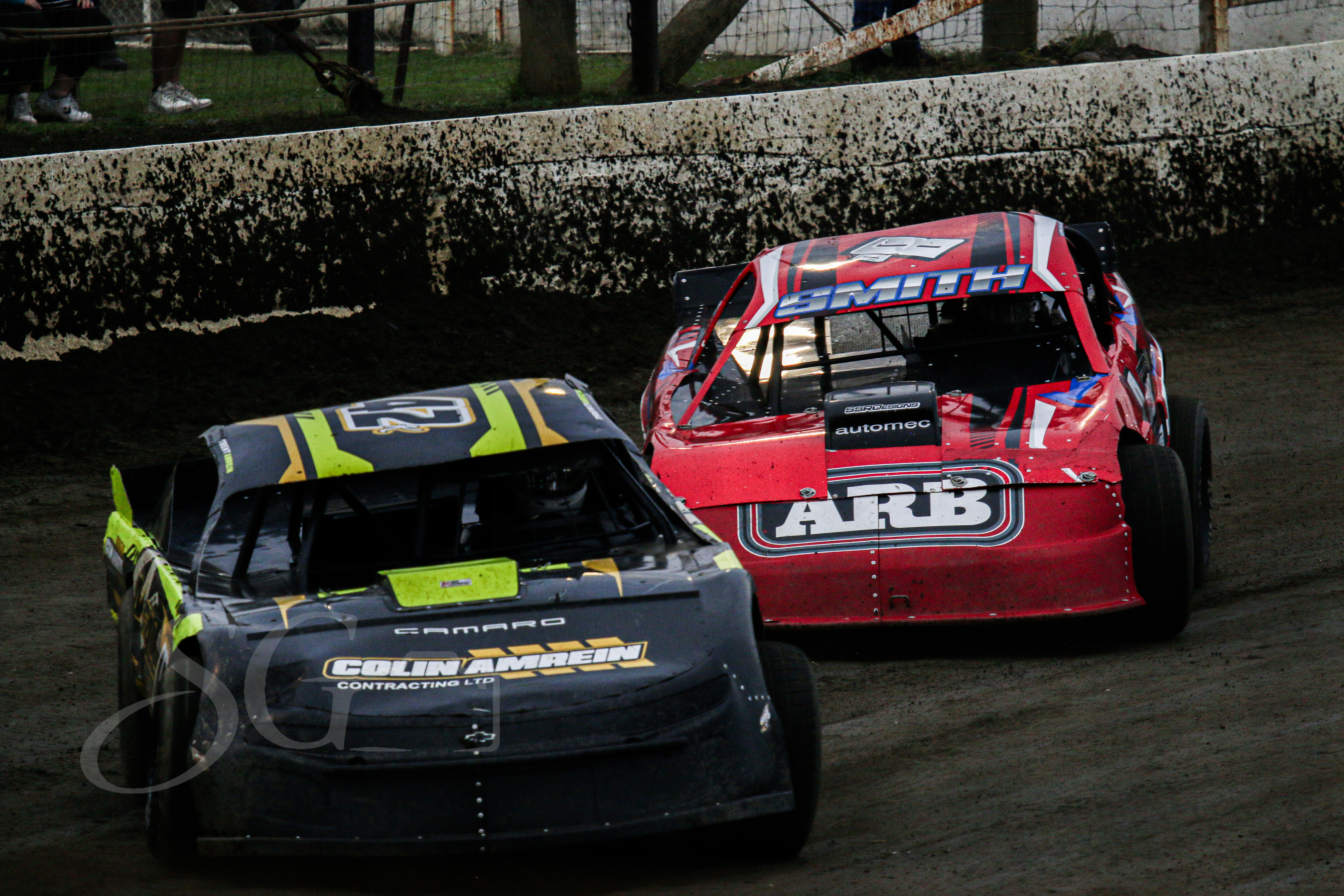 Motorsport action shot