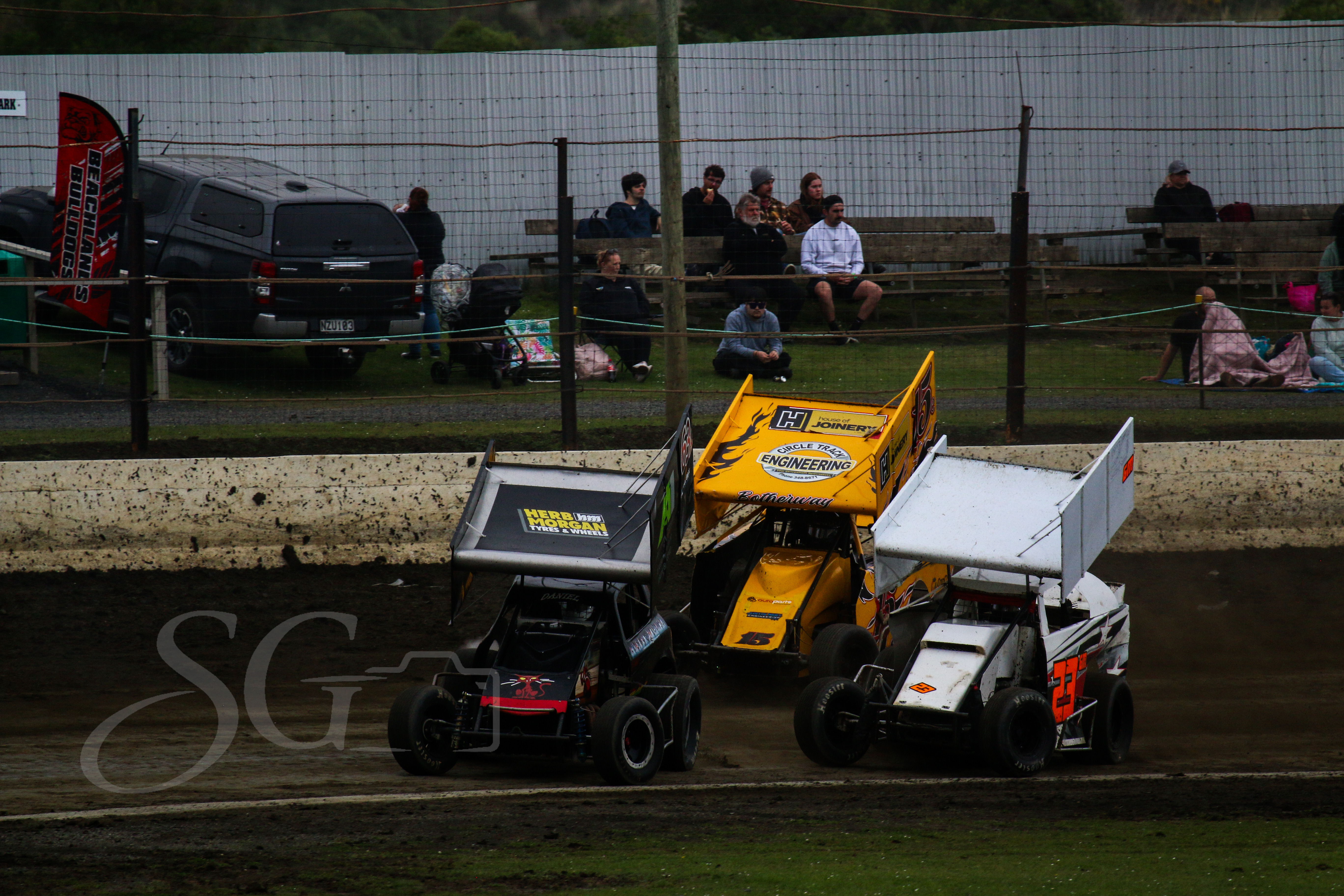 Motorsport action shot