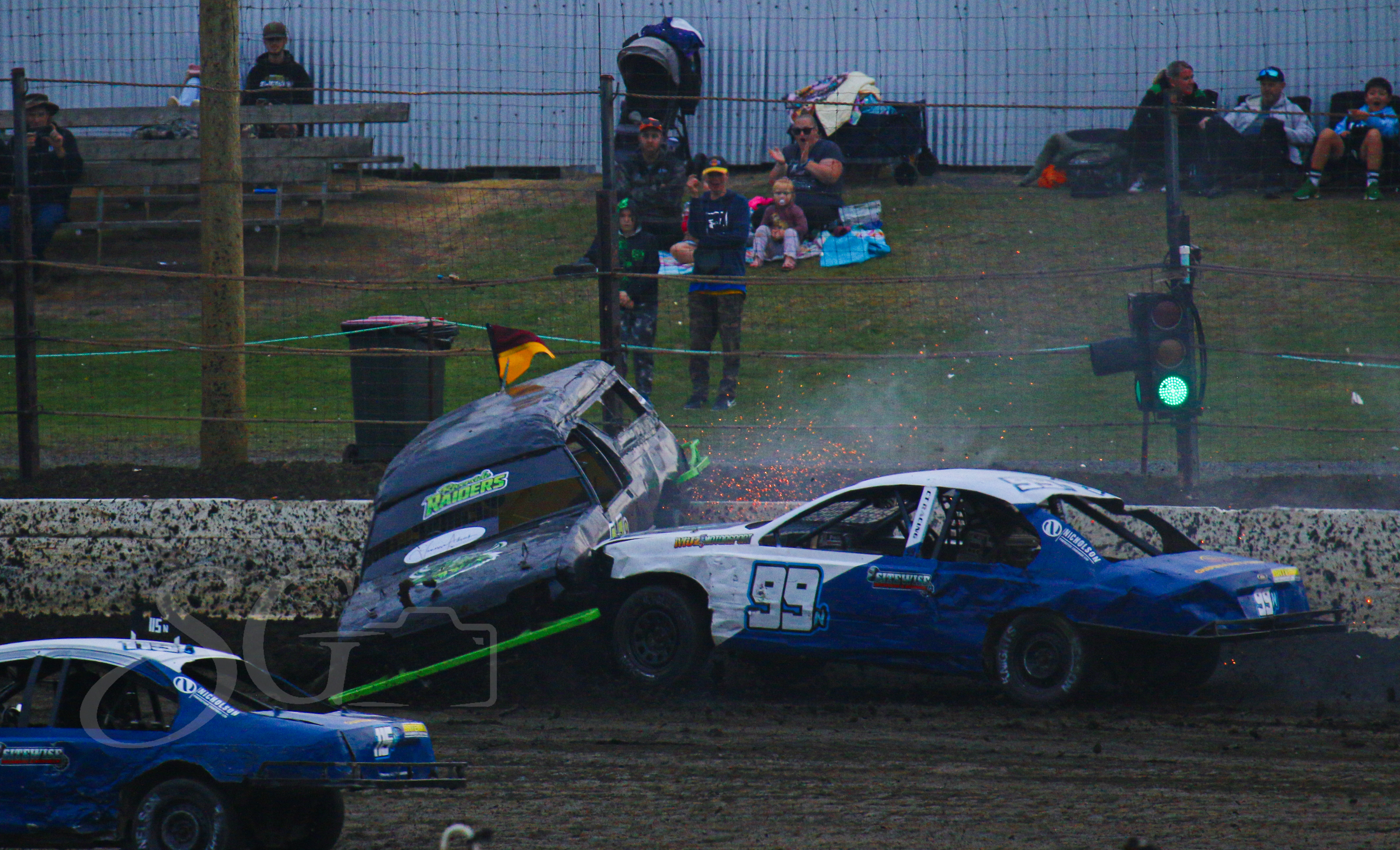 Motorsport action shot