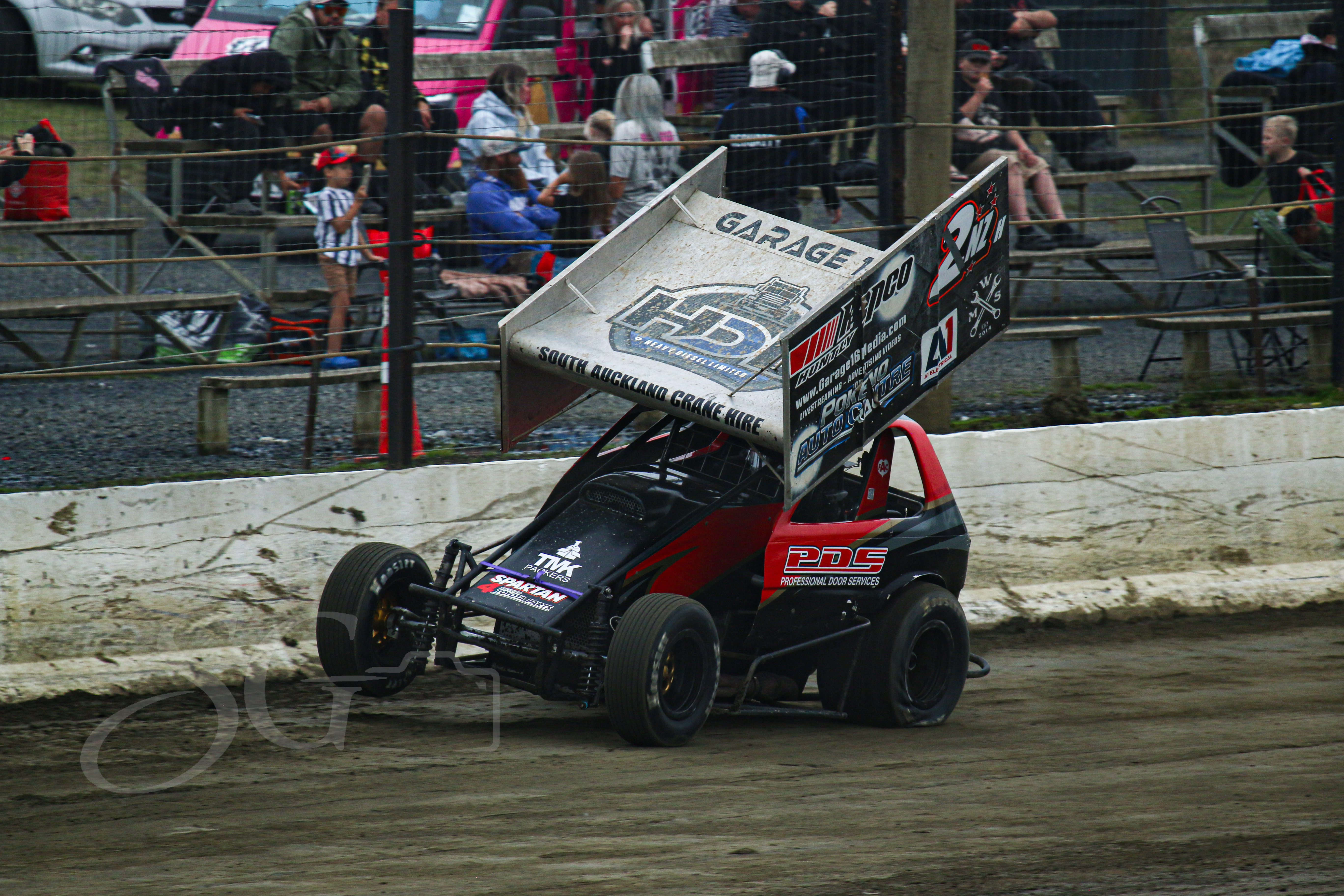 Motorsport action shot