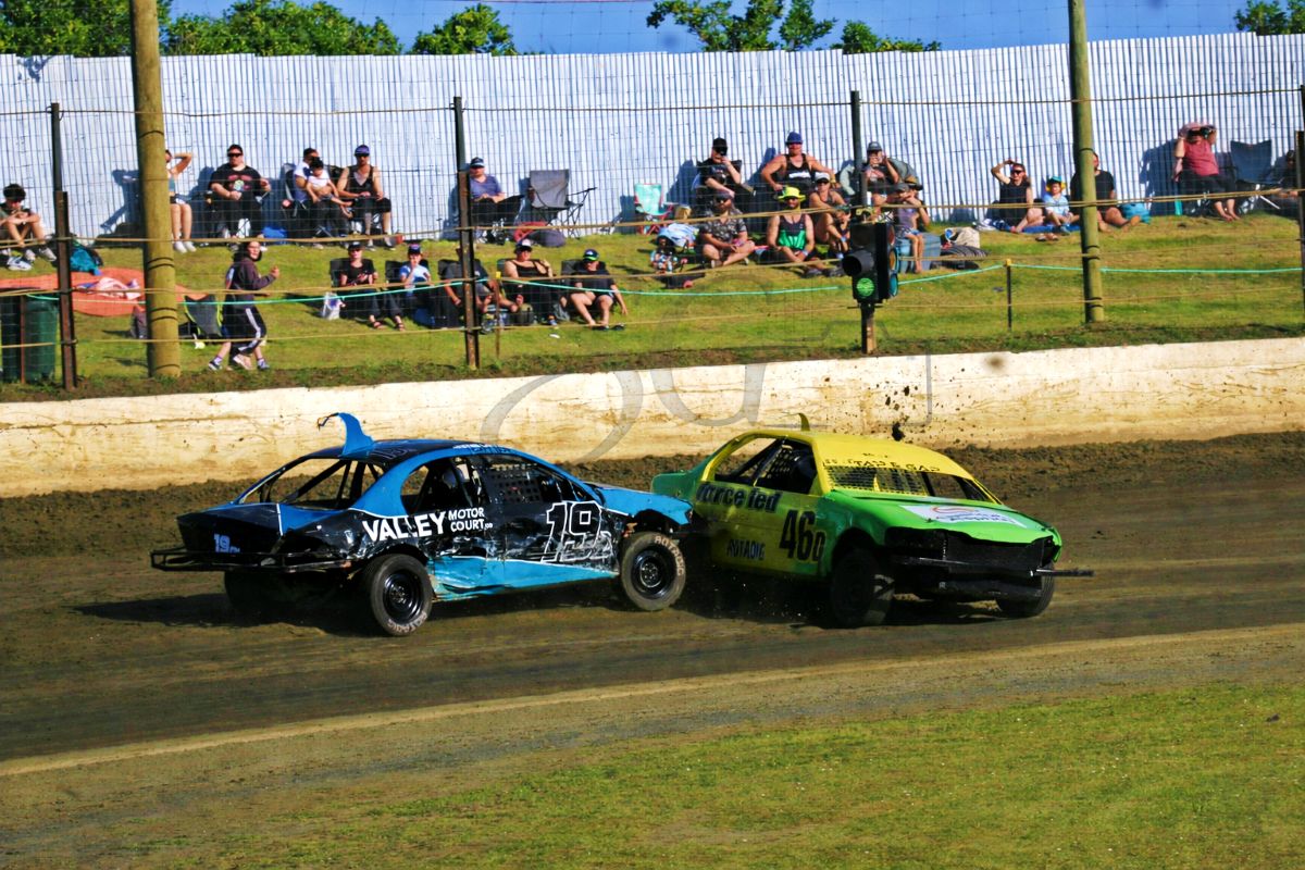 Motorsport action shot