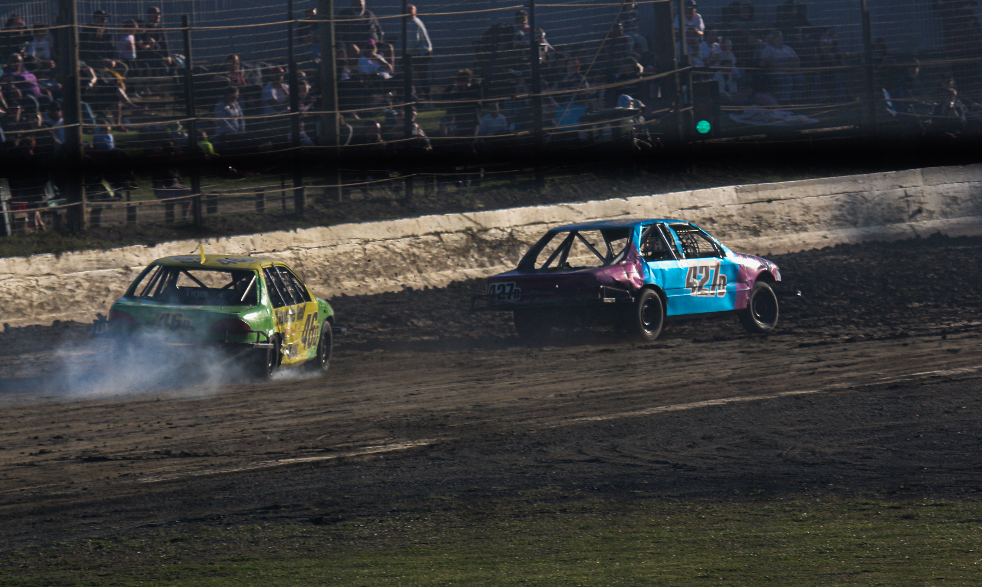 Motorsport action shot