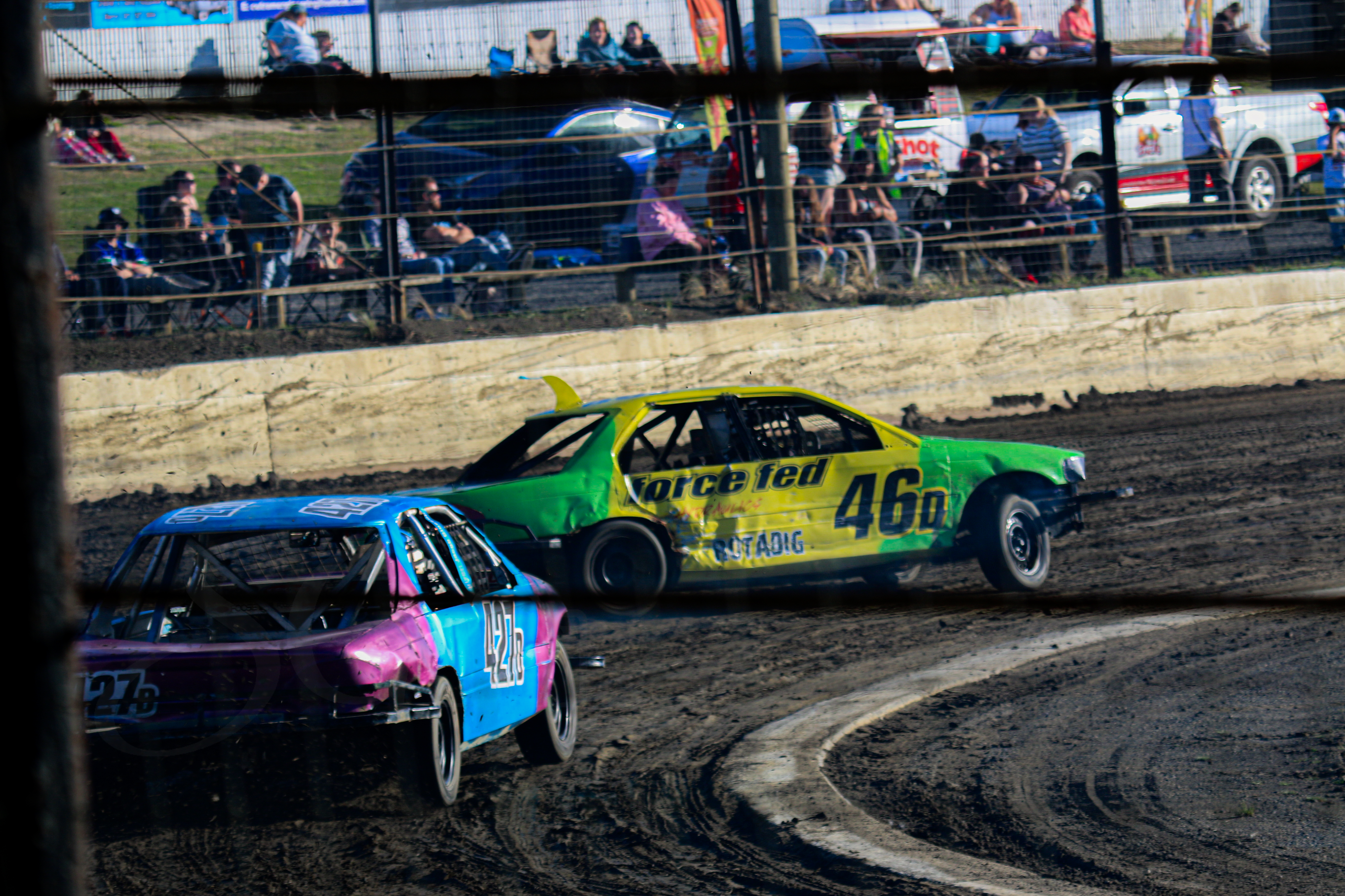 Motorsport action shot