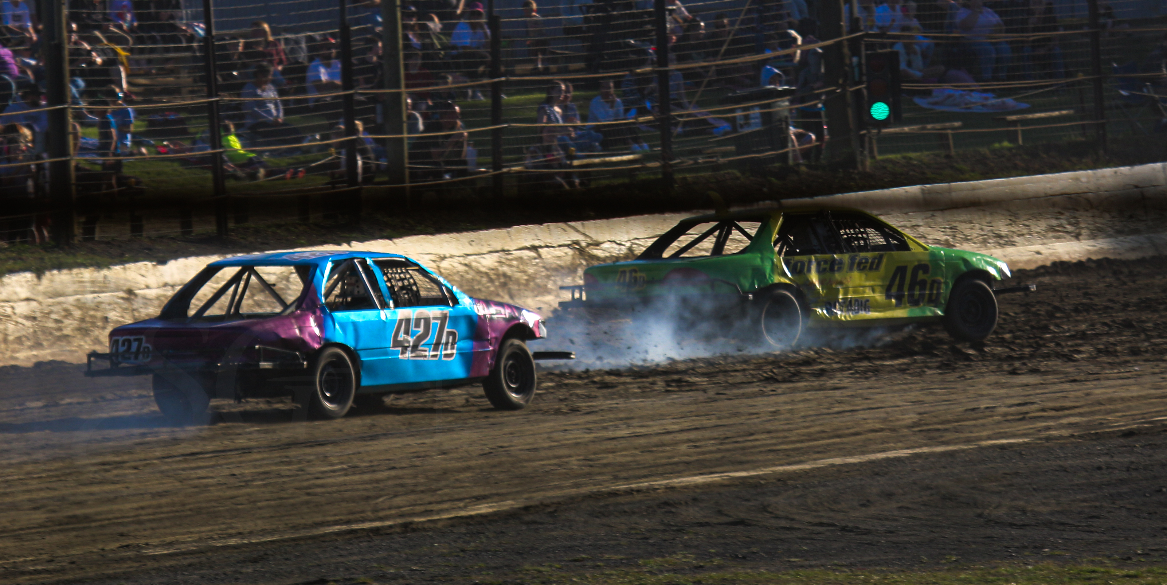 Motorsport action shot