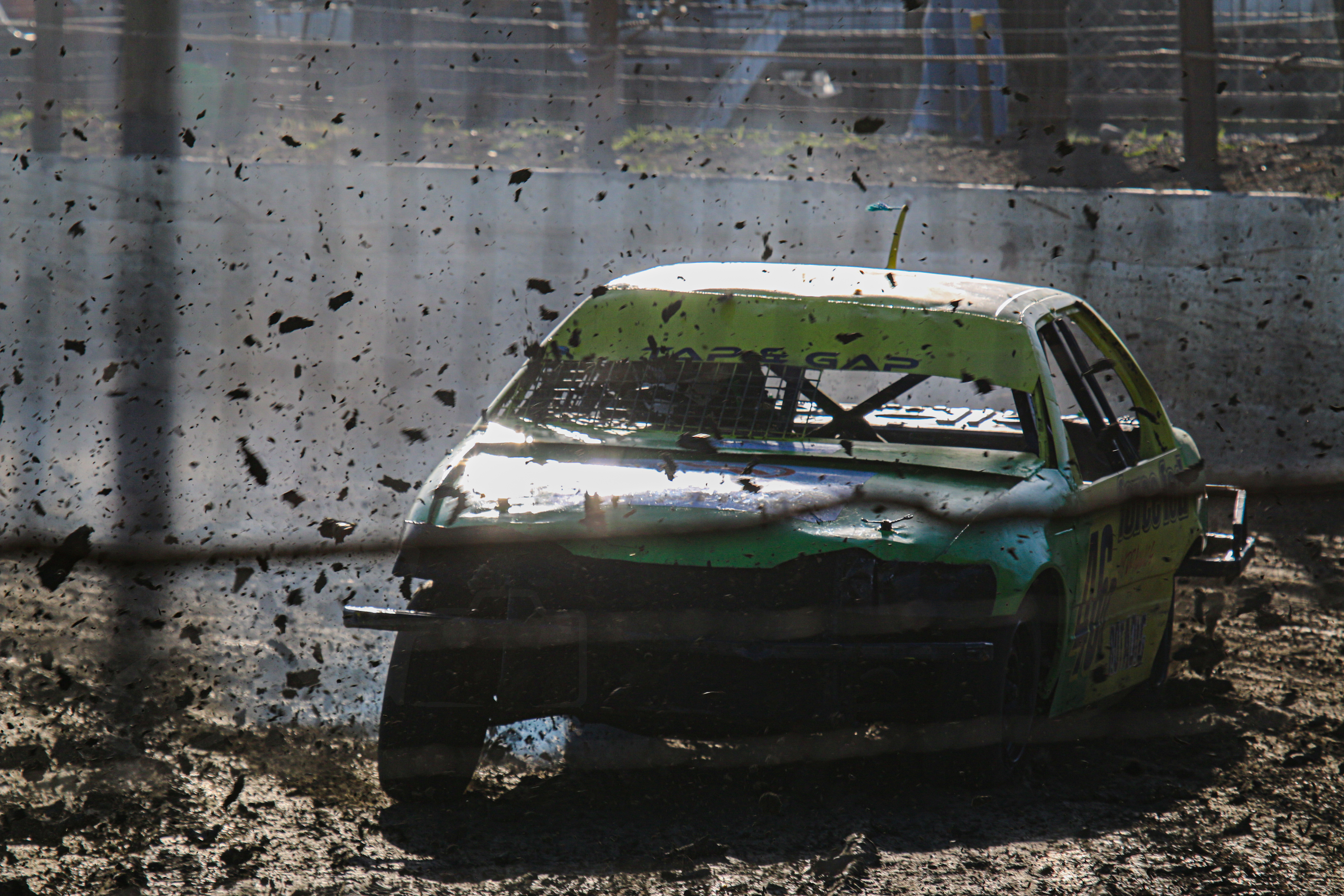 Motorsport action shot